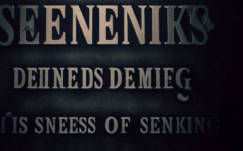 Sennik: Ciemność - Znaczenie snu